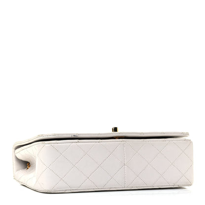 Chanel Lambskin Quilted Small Single Flap White 3 of 9