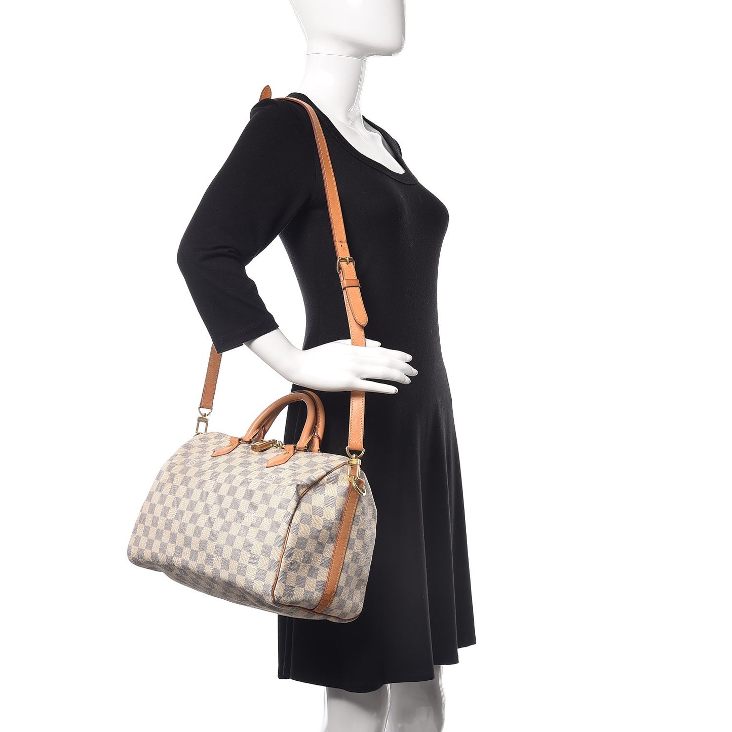 Damier Azur Speedy Bandouliere 30