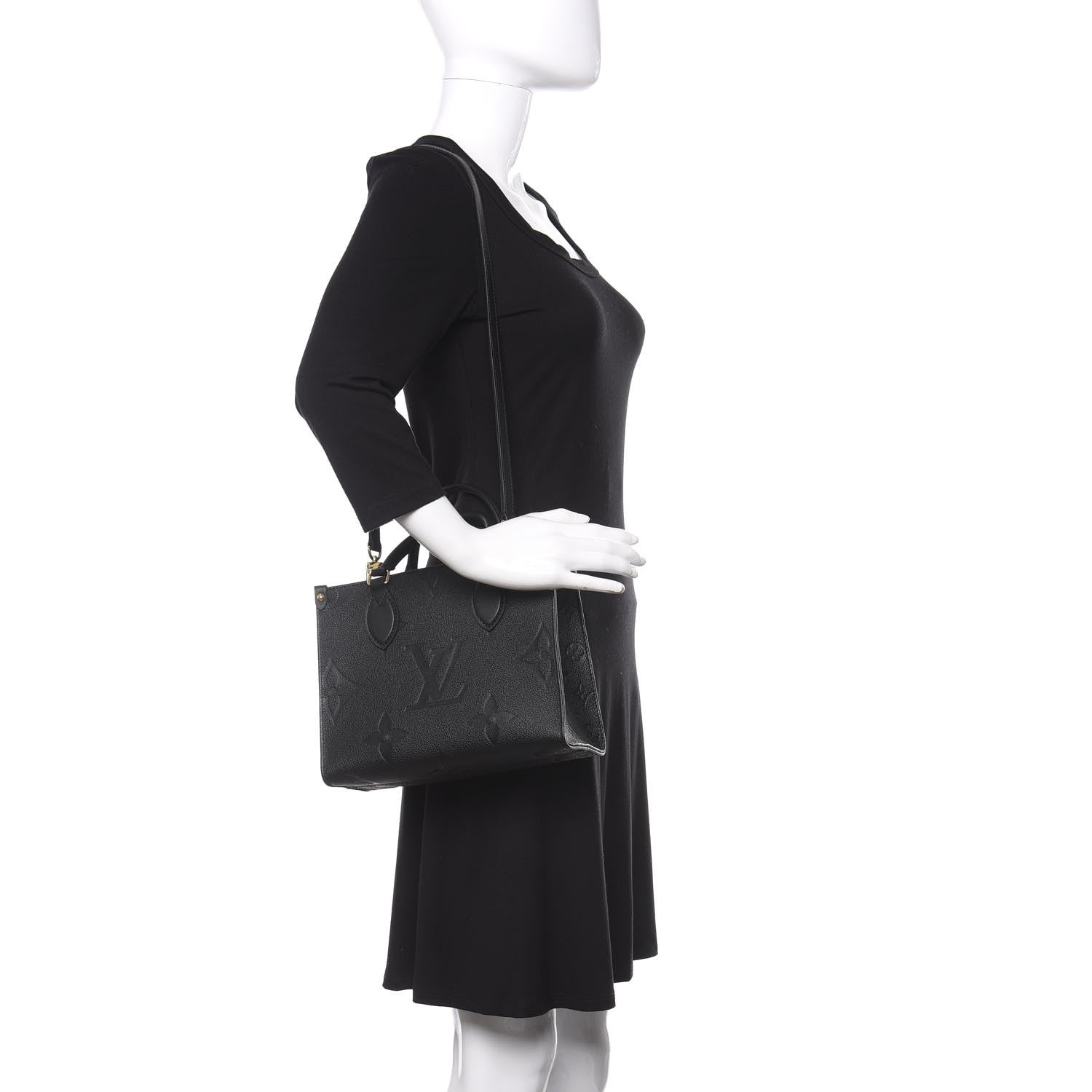 Louis Vuitton Empreinte Monogram Giant Onthego PM Black 2 of 11
