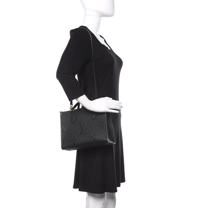 Louis Vuitton Empreinte Monogram Giant Onthego PM Black 2 of 11