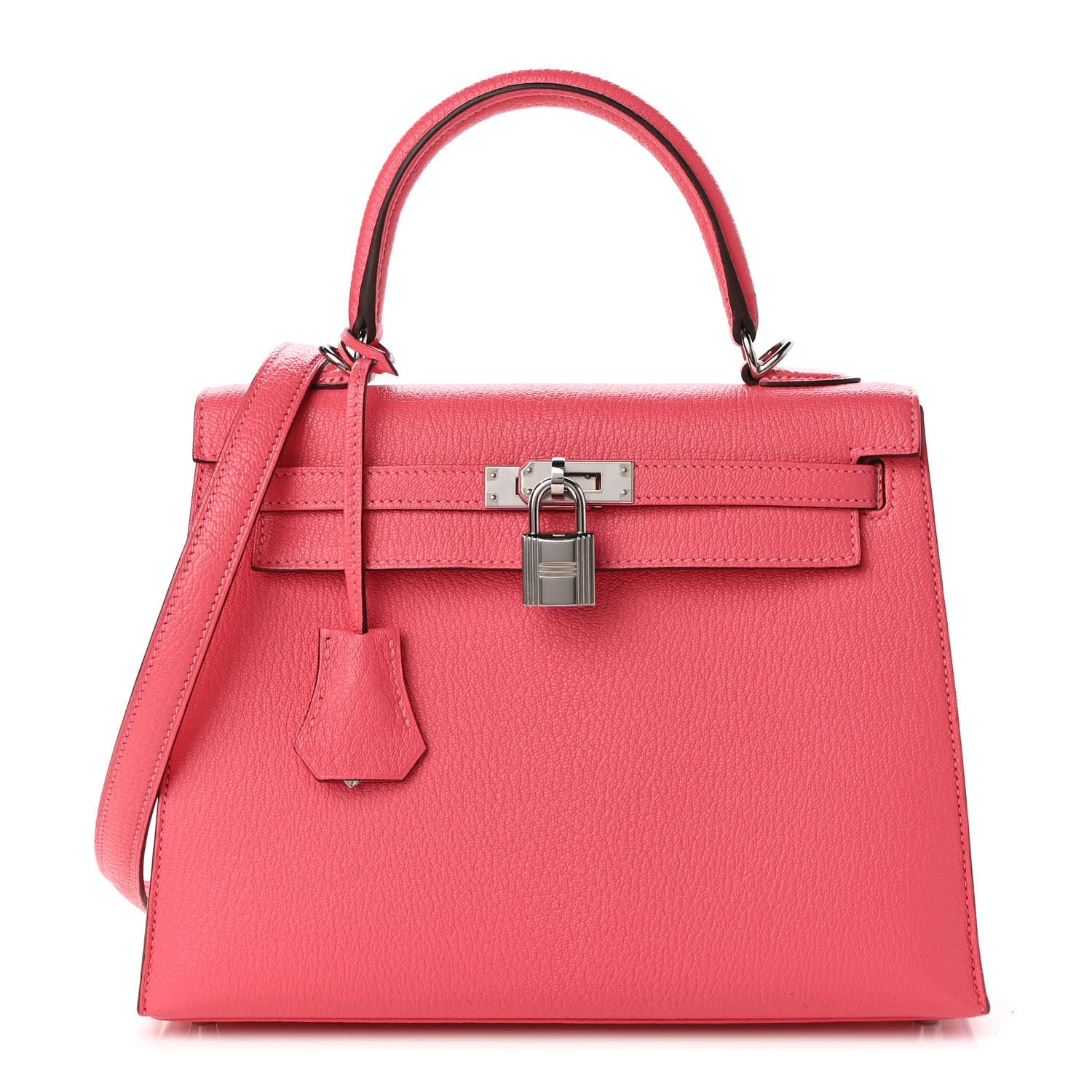 Hermes Chevre Kelly Sellier 25 Rose Lipstick 1 of 10