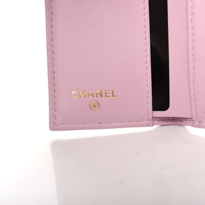 Chanel Goatskin Quilted Chanel 19 Flap Wallet Pink 7 of 9
