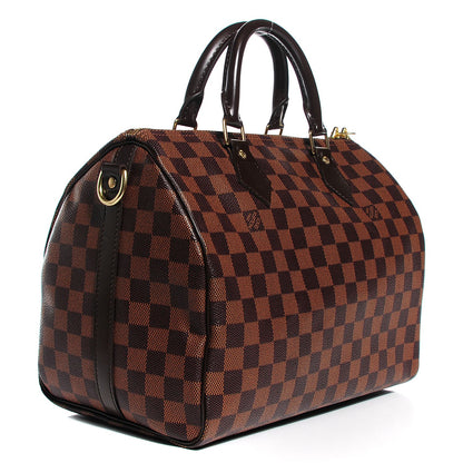 Louis Vuitton Damier Ebene Speedy Bandouliere 30 3 of 7