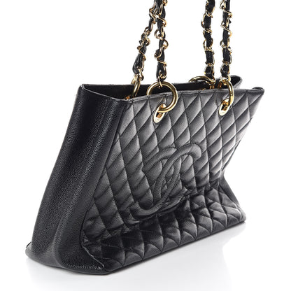 Chanel Caviar Quilted Grand Shopping Tote GST Black 10 of 10