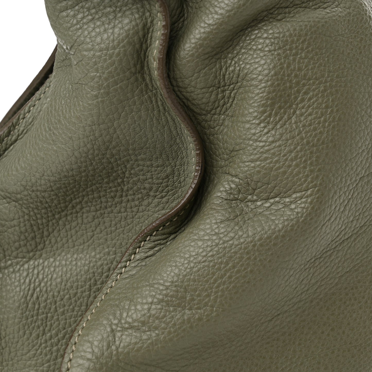 Calfskin Large Marcie Satchel Cashmere Grey
