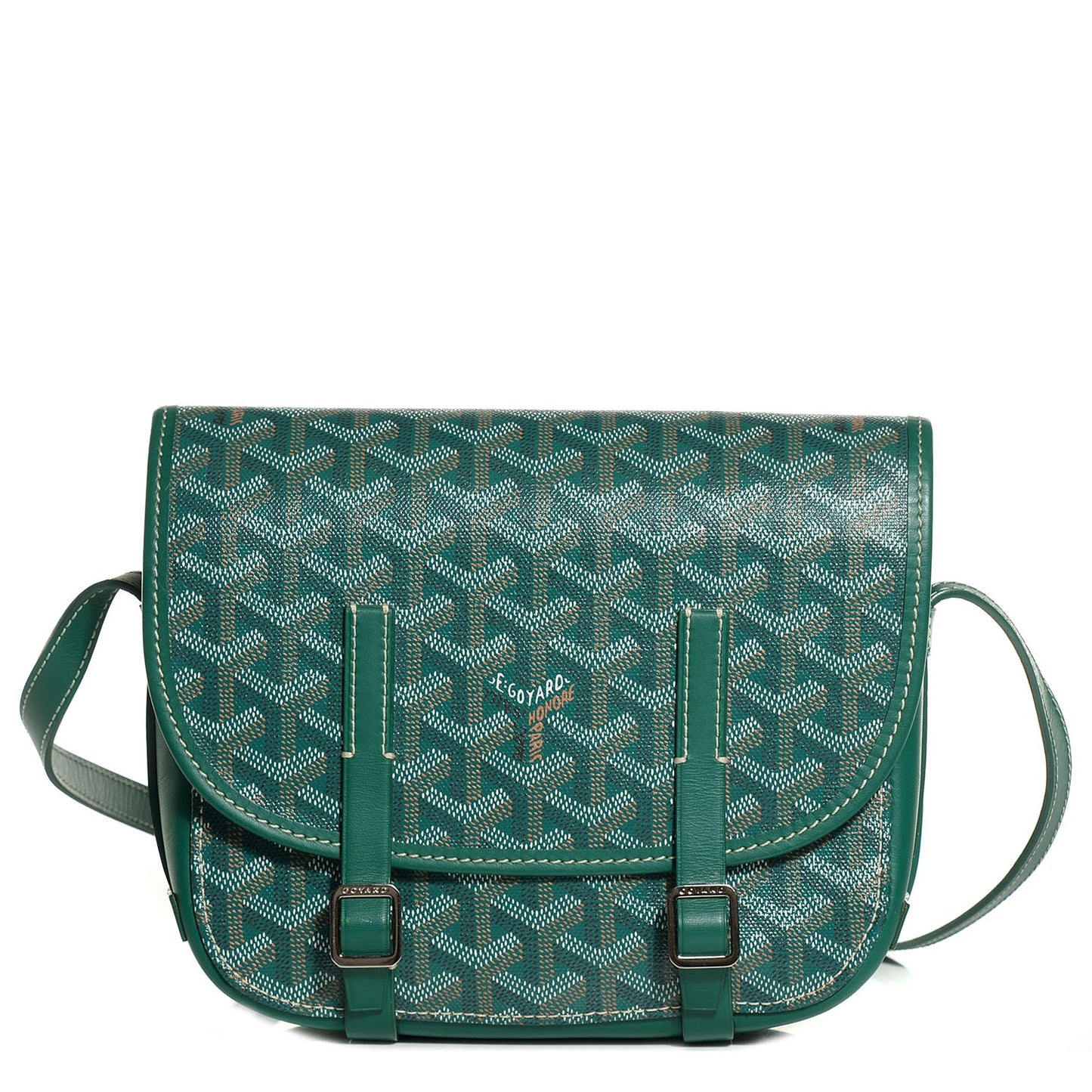 Goyardine Belvedere PM Messenger Bag Green
