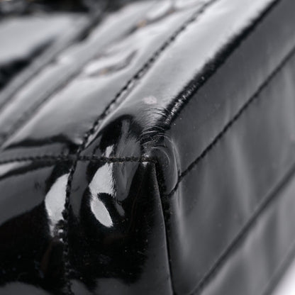 Chanel Patent Chocolate Bar CC Tote Black 9 of 14