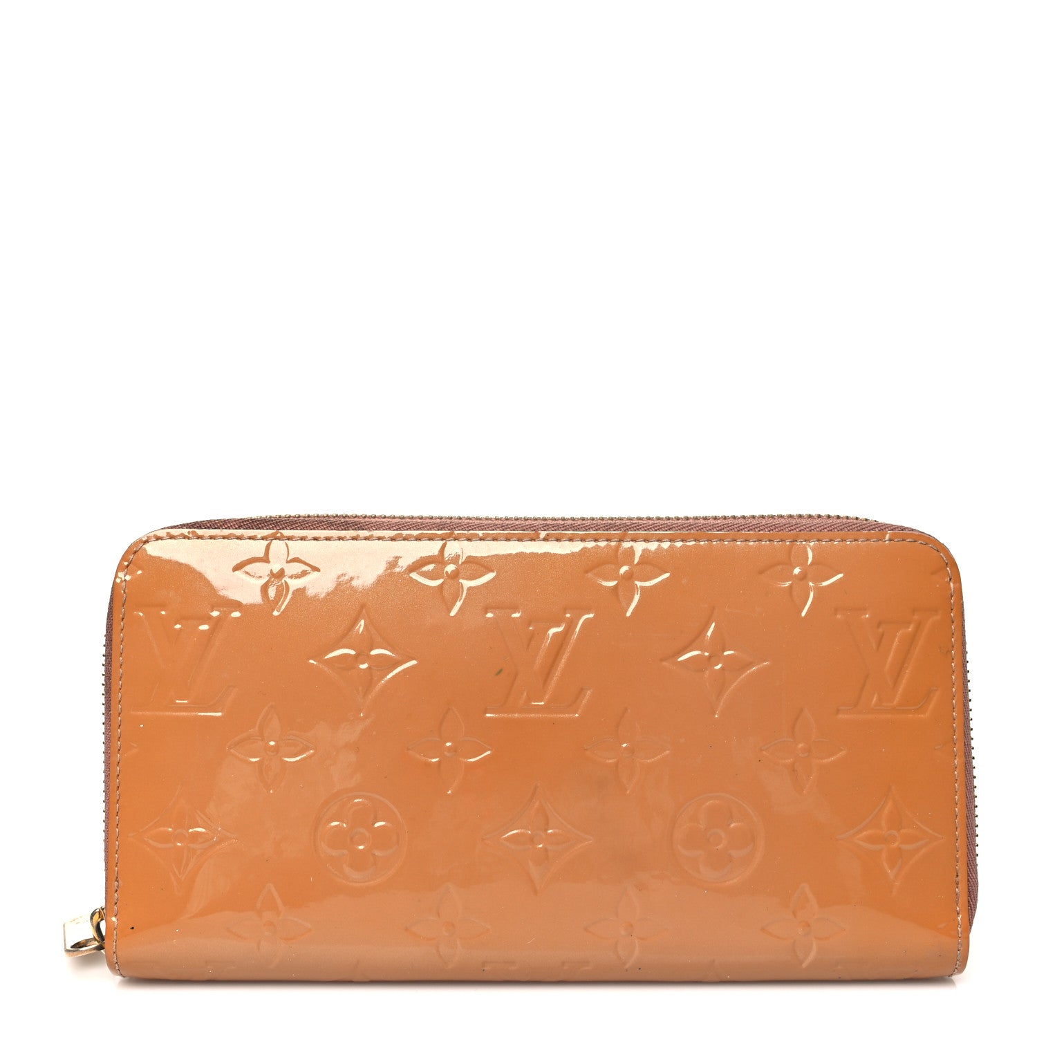 Louis Vuitton Vernis Zippy Wallet Rose Velours 1 of 9