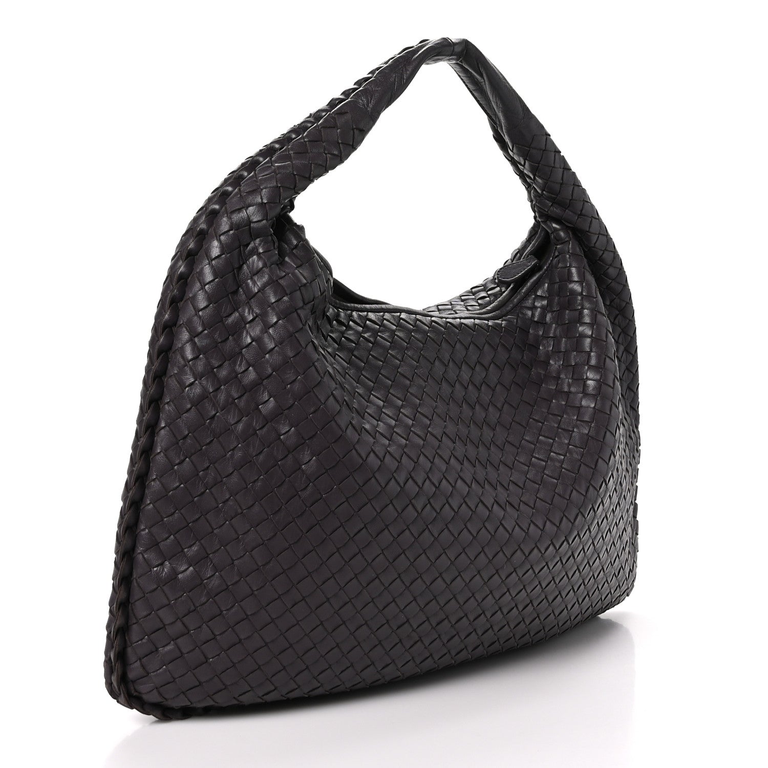 Bottega Veneta Nappa Intrecciato Large Veneta Hobo Ebano 4 of 10