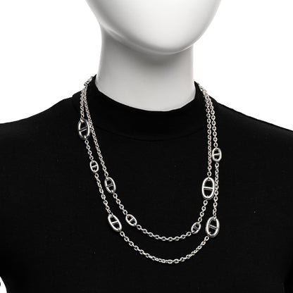 Hermes Sterling Silver Farandole Necklace 160 2 of 6