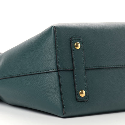 Burberry Soft Grain Calfskin Small Belt Bag Dark Cyan 9 of 11