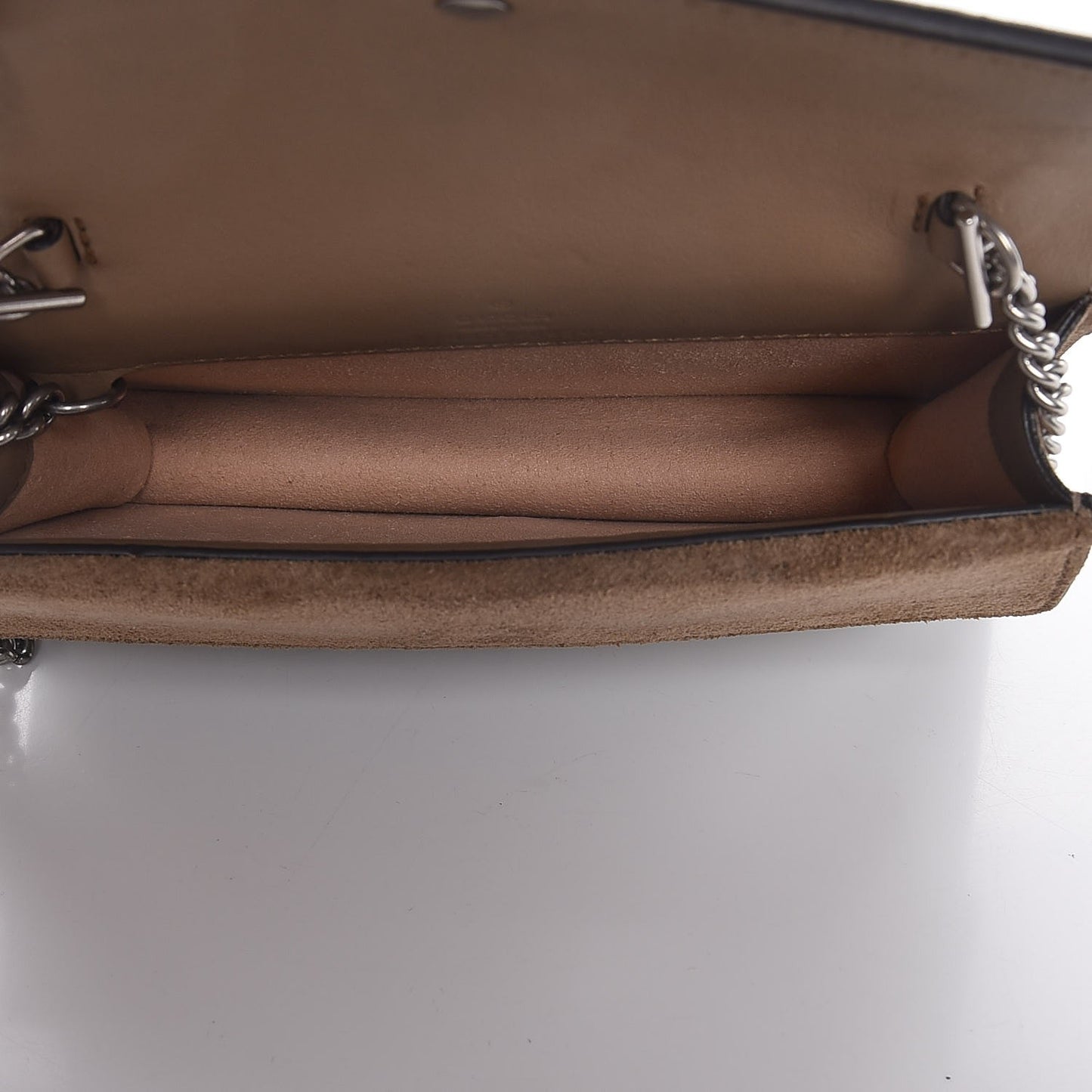 GG Supreme Monogram Super Mini Dionysus Shoulder Bag Taupe