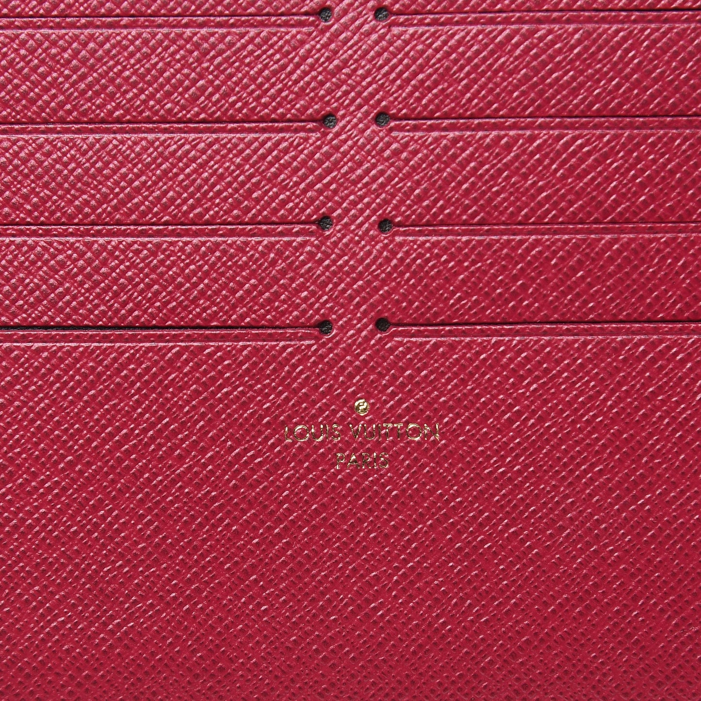 Monogram Pochette Felicie Chain Wallet Fuchsia