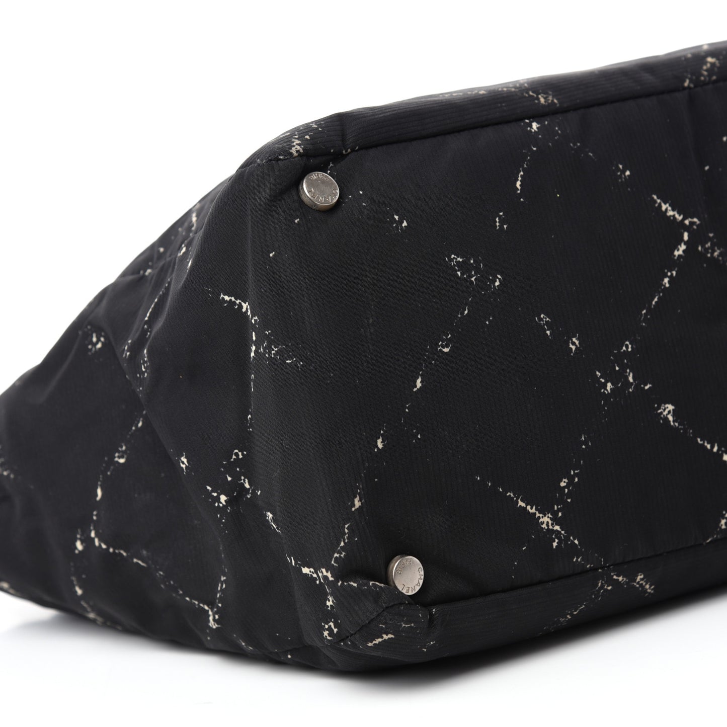 Nylon Travel Duffel Bag Black