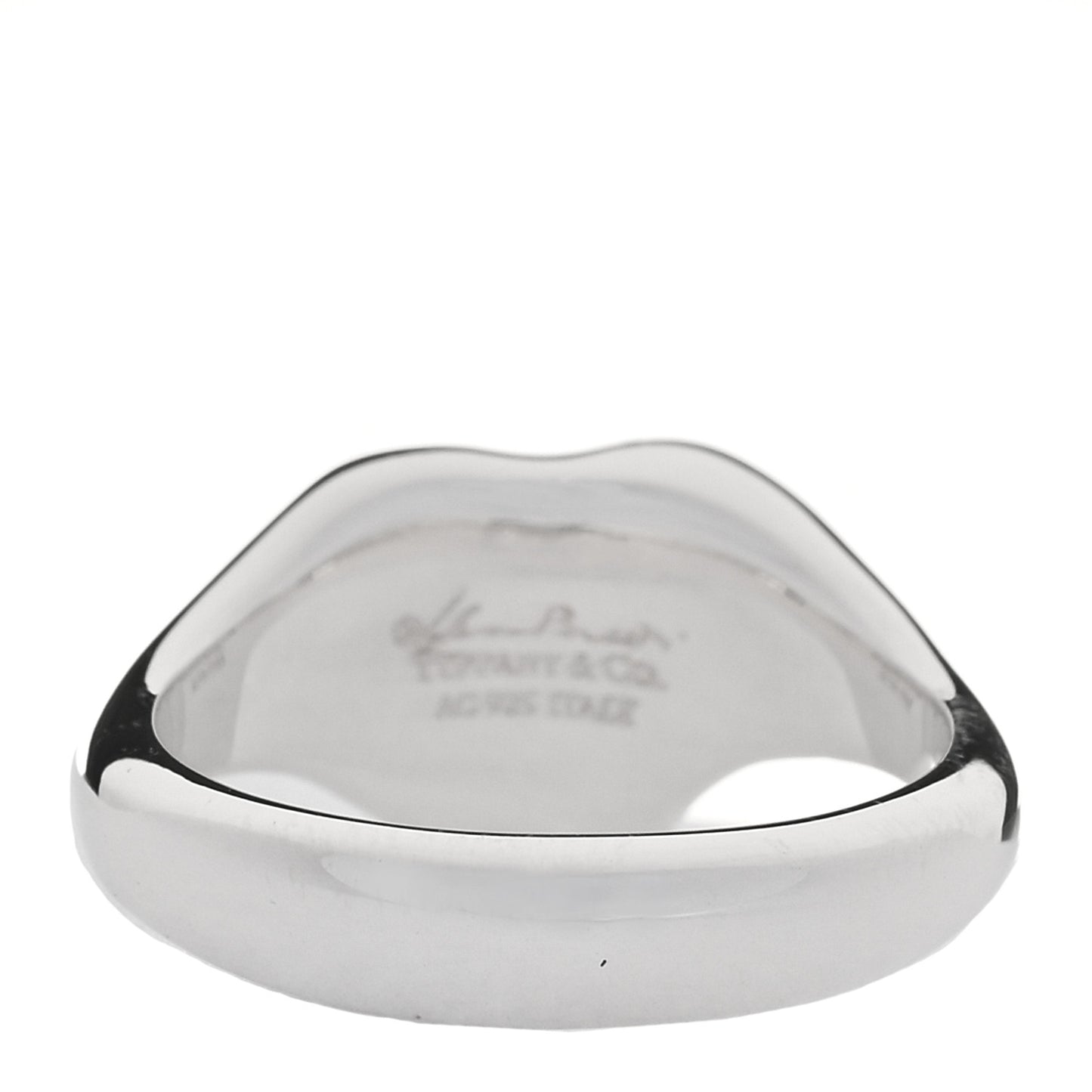 Sterling Silver Elsa Peretti Full Heart Ring 50 5.5