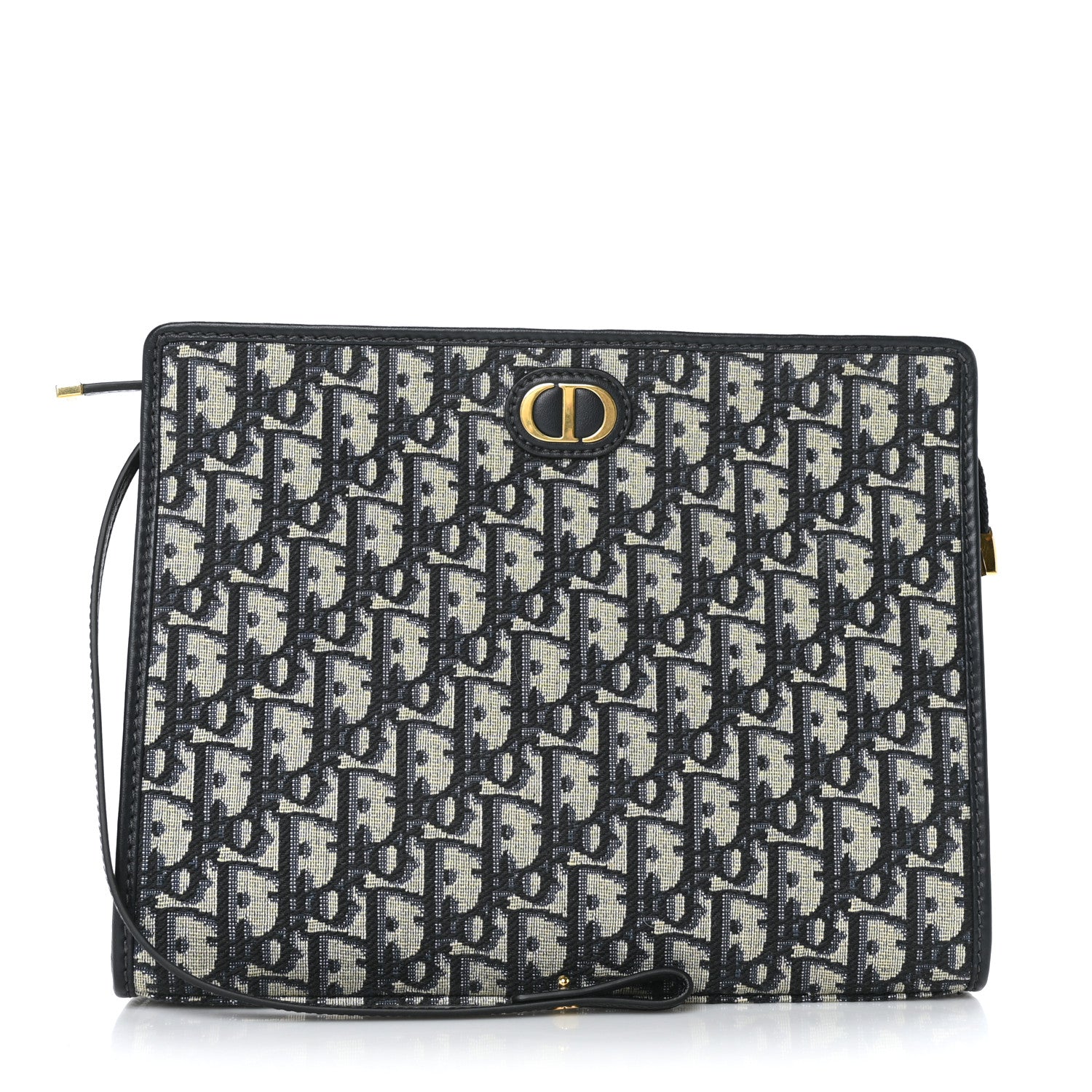 Christian Dior Oblique 30 Montaigne Pouch Blue 1 of 7