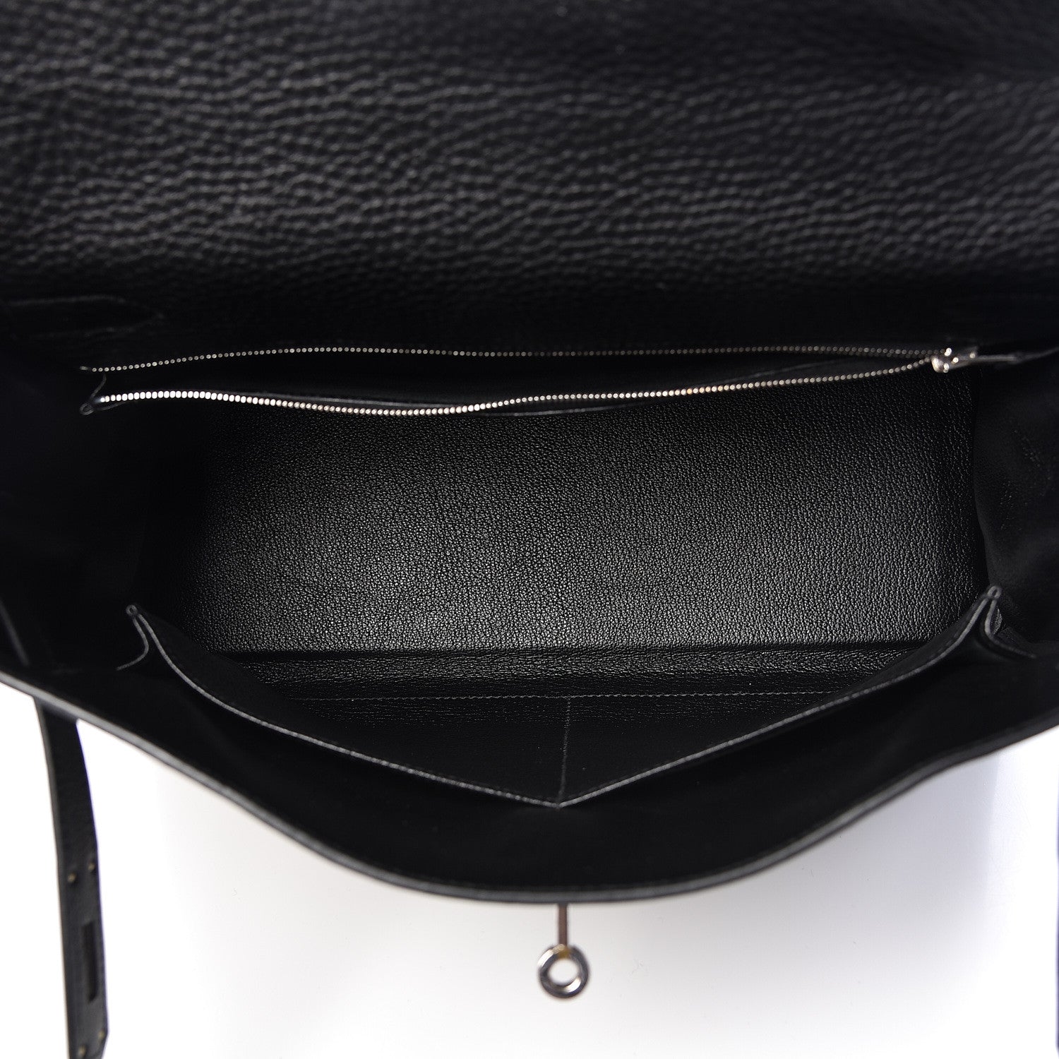 Hermes Taurillon Clemence Kelly Retourne 32 Black 16 of 37