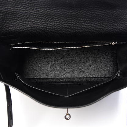 Hermes Taurillon Clemence Kelly Retourne 32 Black 16 of 37