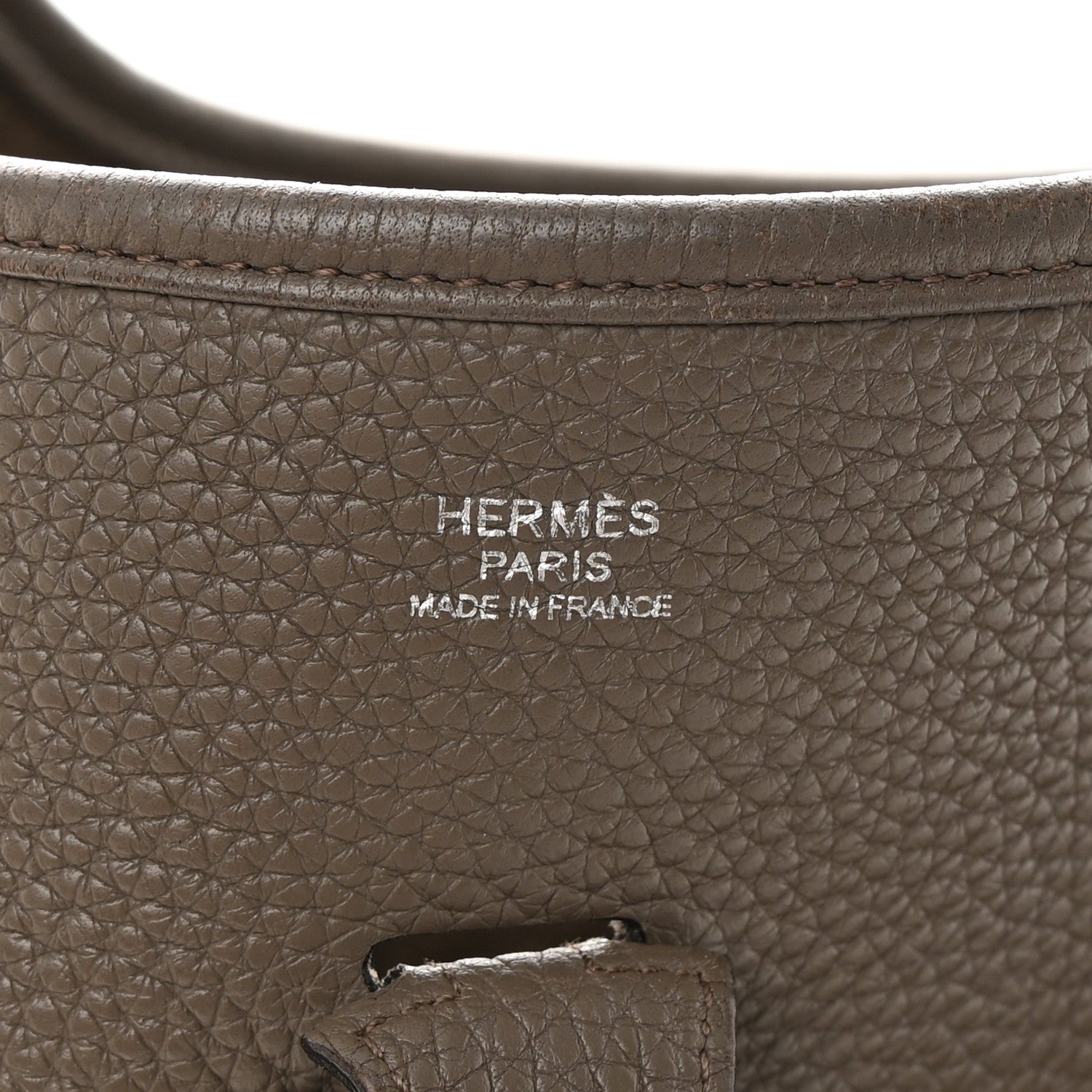 Hermes Taurillon Clemence Evelyne III PM Etain 6 of 19