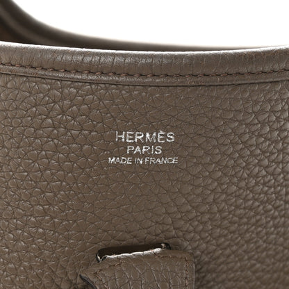 Hermes Taurillon Clemence Evelyne III PM Etain 6 of 19