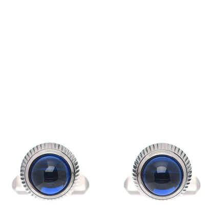 Cartier Palladium Sterling Silver Blue Spinel R De Cartier Biplane Cufflinks 1 of 4