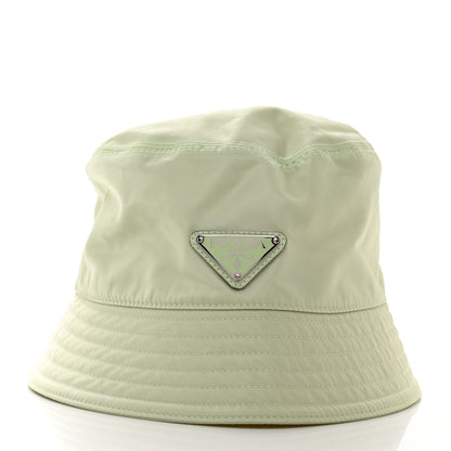 Prada Re-Nylon Metal Triangle Logo Womens Bucket Hat L Acqua 3 of 8