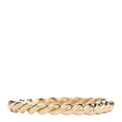 Tiffany 18K Yellow Gold Narrow Twist Ring 50 5.5 3 of 5