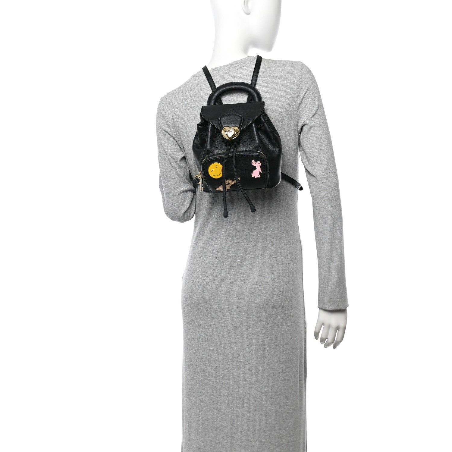 Marc Jacobs Calfskin The Bubble Backpack Black 2 of 12