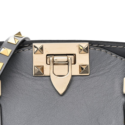 Valentino Garavani Vitello Rockstud Double Handle Tote London Stone 7 of 16