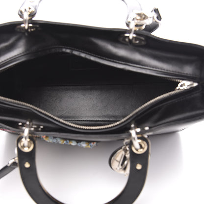 Christian Dior Smooth Calfskin Large Lucky Badges Lady Dior Black 5 of 13