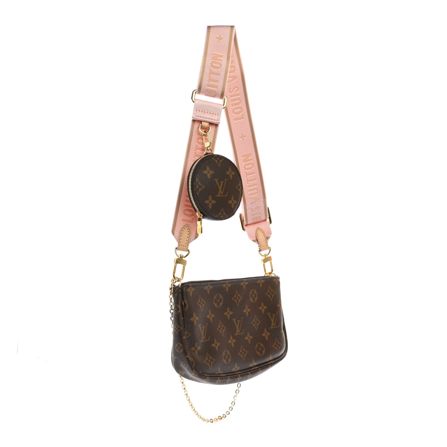Monogram Multi Pochette Accessories Rose Clair