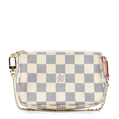 Louis Vuitton Damier Azur Mini Pochette Accessories 1 of 9