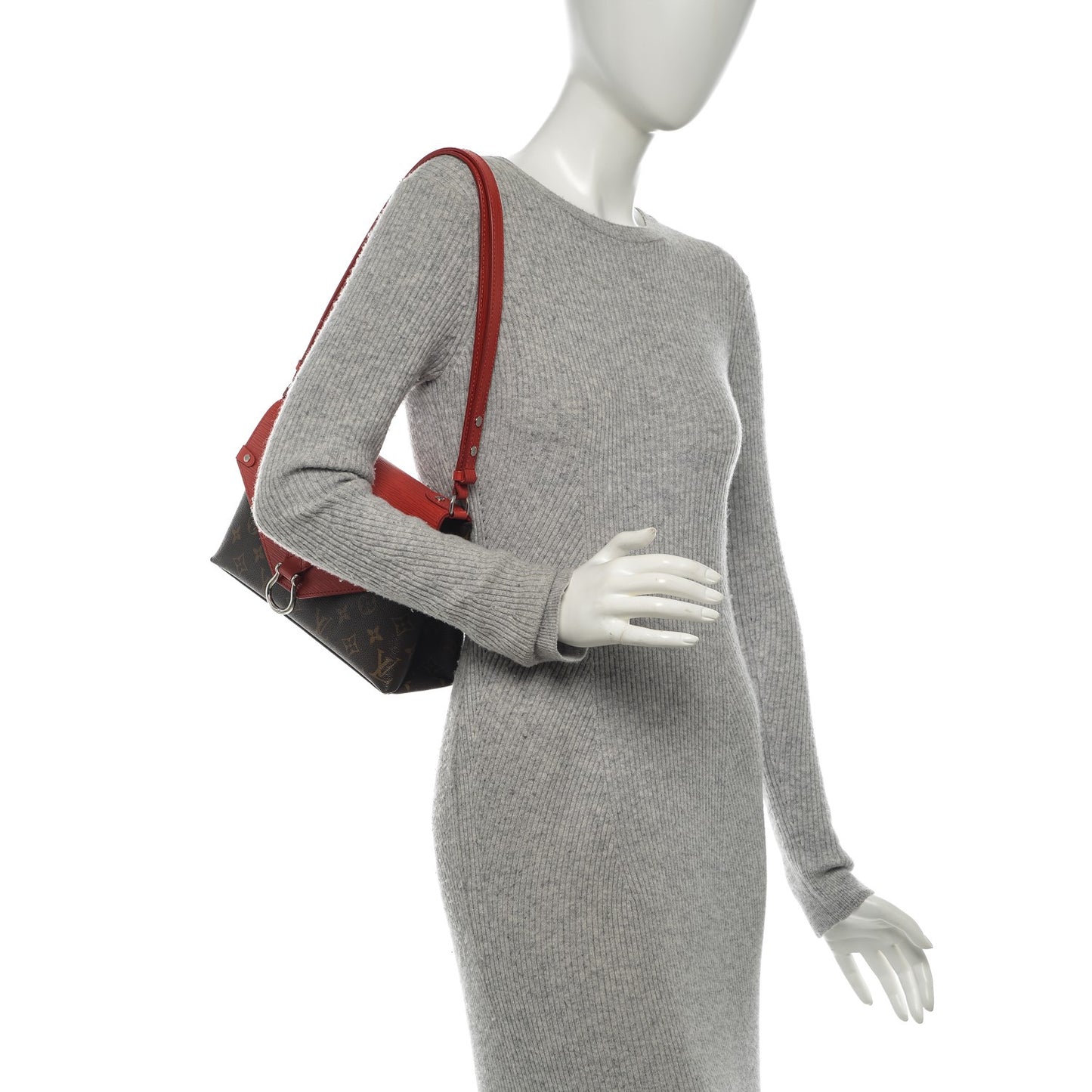 Monogram Epi Saint Michel Coquelicot