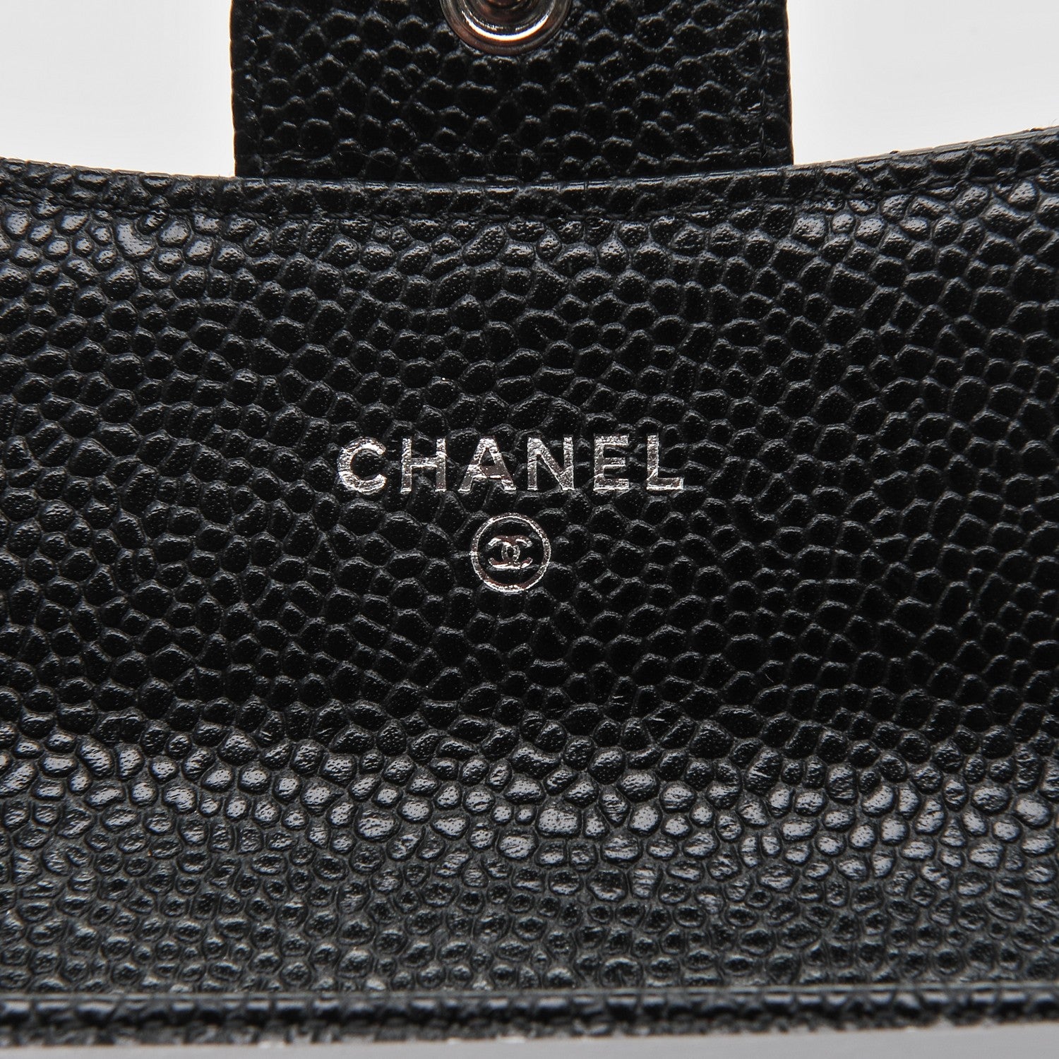 Chanel Caviar Quilted Flap Card Holder Black 6 of 7