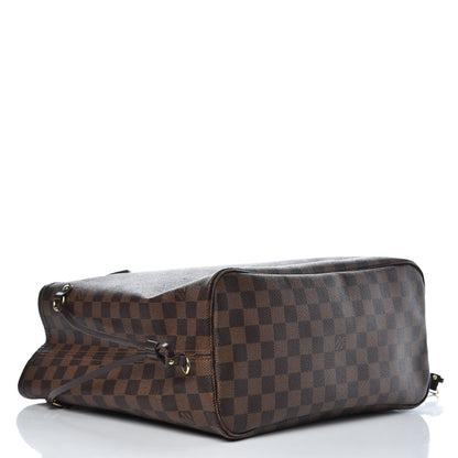 Louis Vuitton Damier Ebene Neo Neverfull MM Rose Ballerine 5 of 12