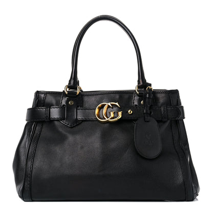 Gucci Calfskin Medium GG Running Tote Black 1 of 27