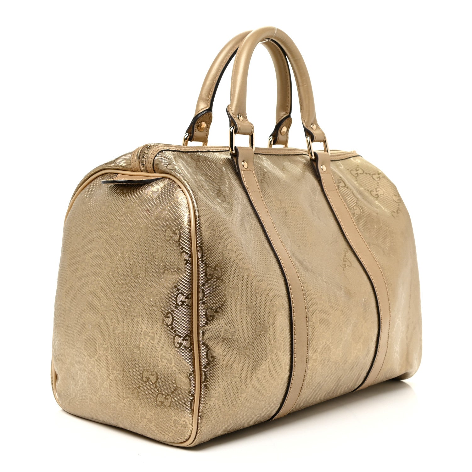Gucci Imprime Monogram Medium Joy Boston Champagne 3 of 26