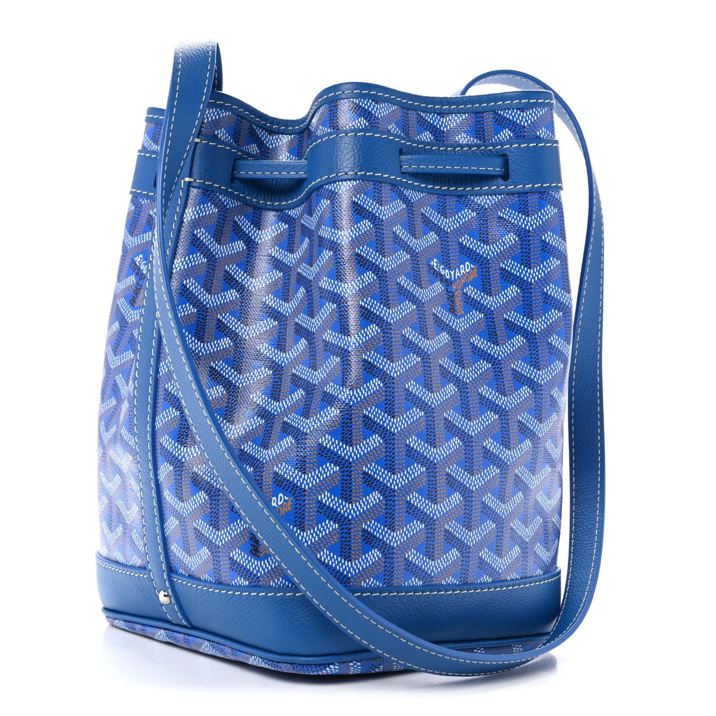 Goyardine Petit Flot Bucket Bag PM Sky Morning