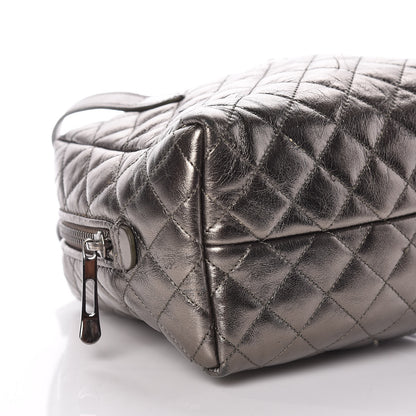 Burberry Metallic Calfskin Quilted Sophie Pewter 9 of 10
