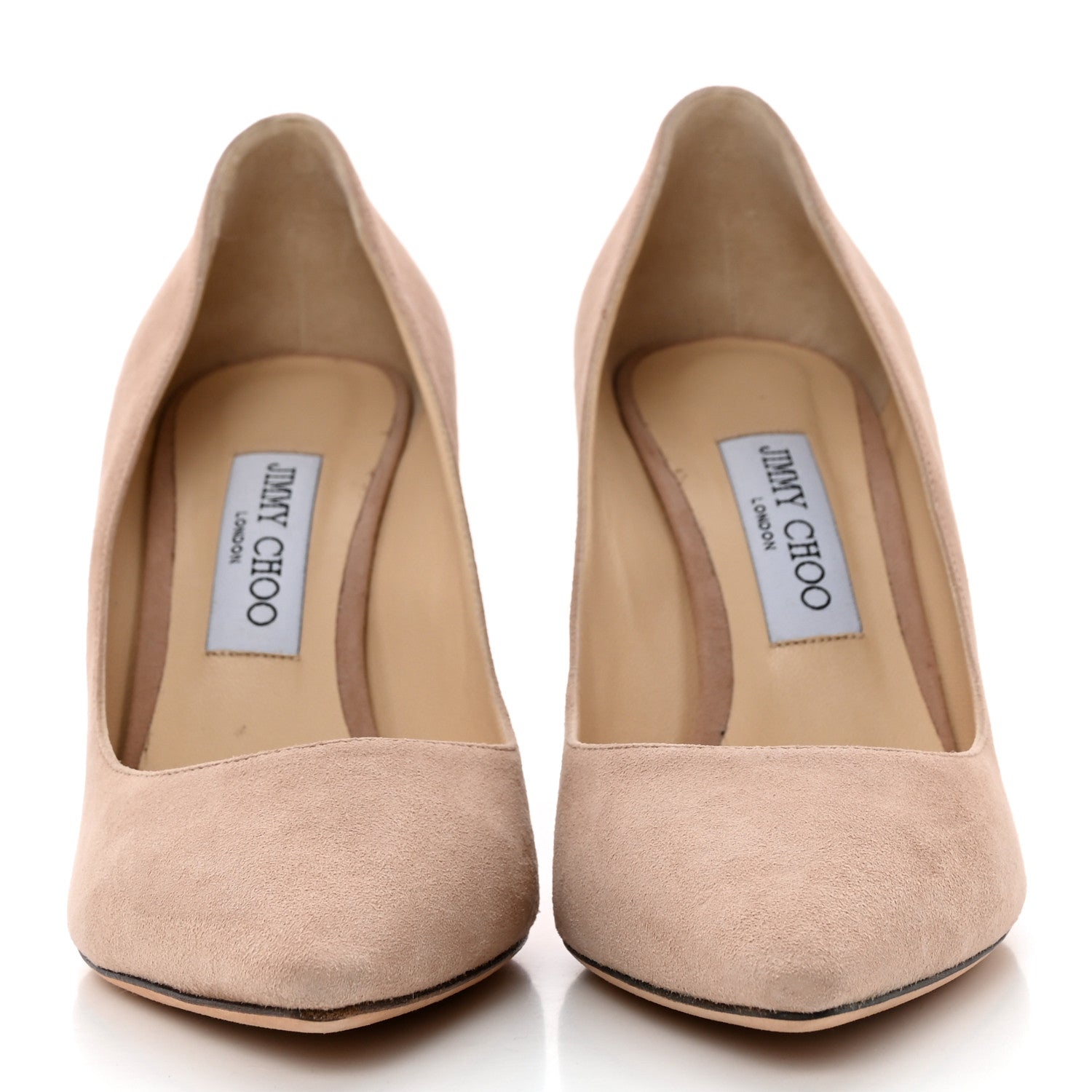 Jimmy Choo Suede Romy 85 Pumps 39 Ballet Pink 2 of 11