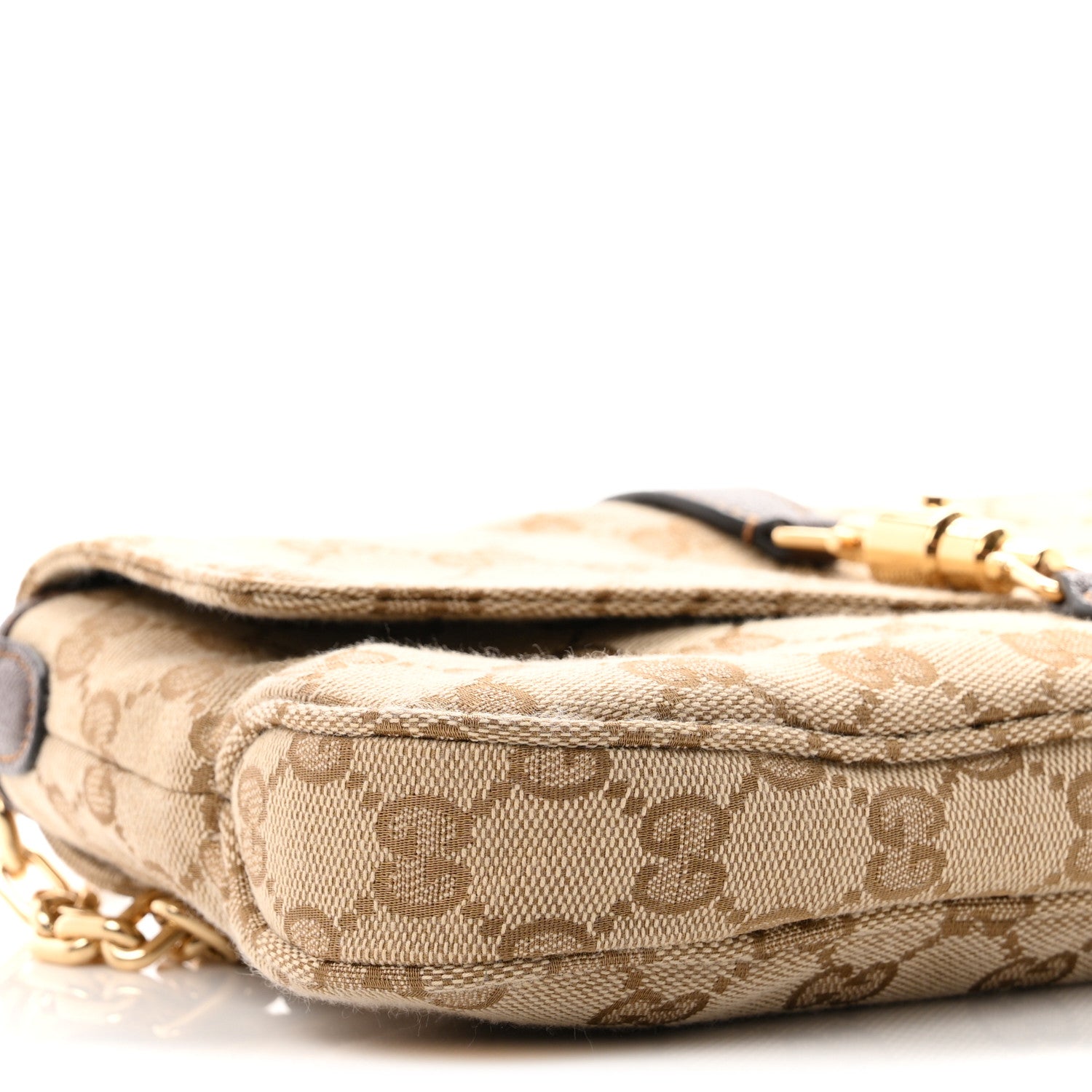 Gucci Monogram Medium Aperitivo Shoulder Bag  Sand Brown 8 of 9