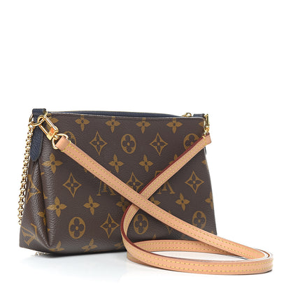 Louis Vuitton Monogram Pallas Clutch Blue Marine 3 of 11