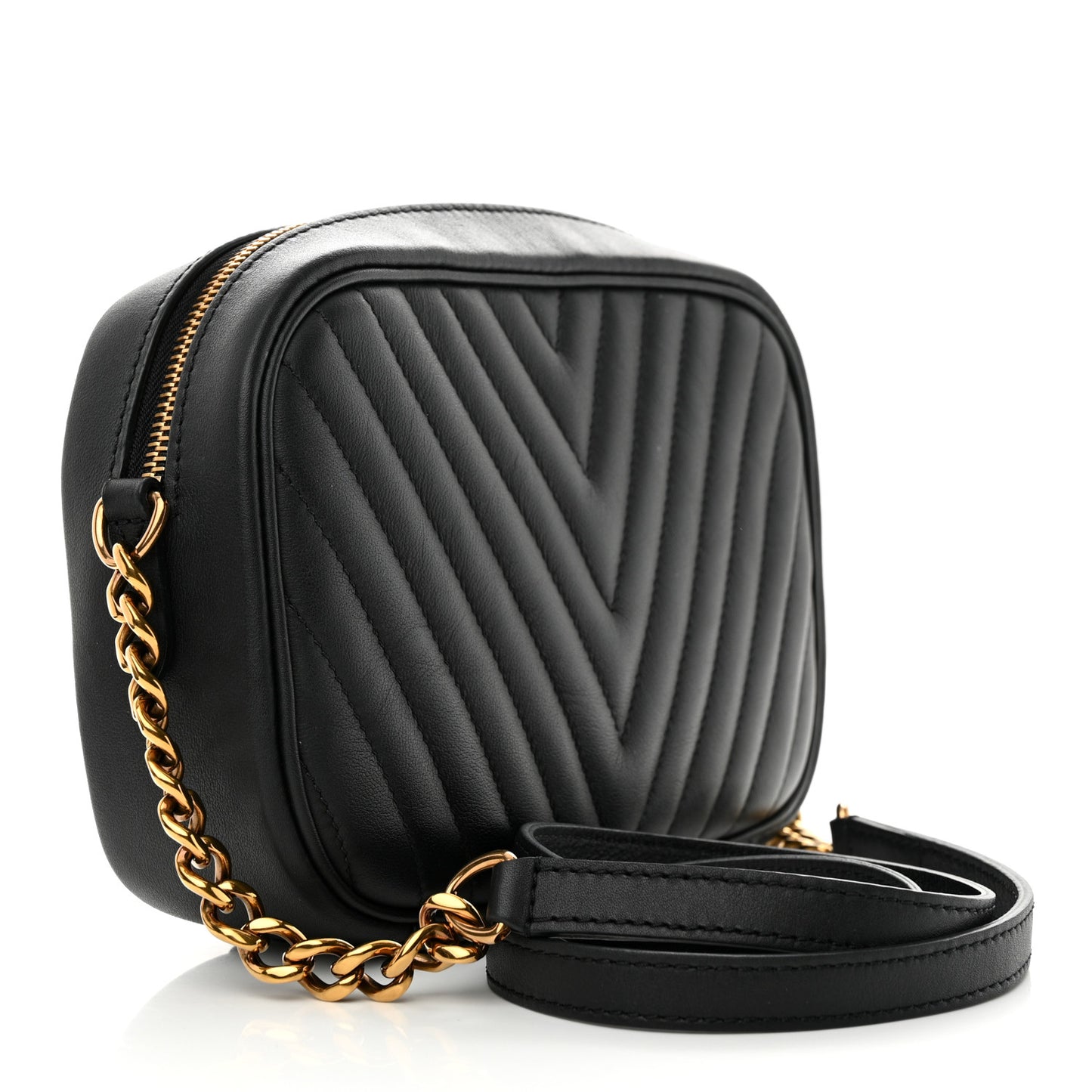 Calfskin New Wave Camera Bag Black