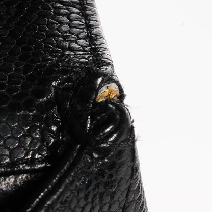 Chanel Caviar Jumbo Single Flap Black 6 of 13