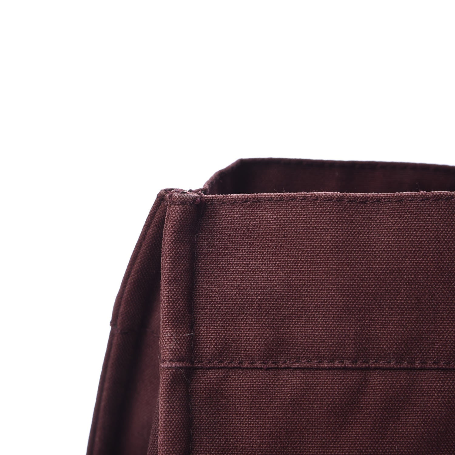 Hermes Canvas Fourre Tout MM Burgundy 20 of 20
