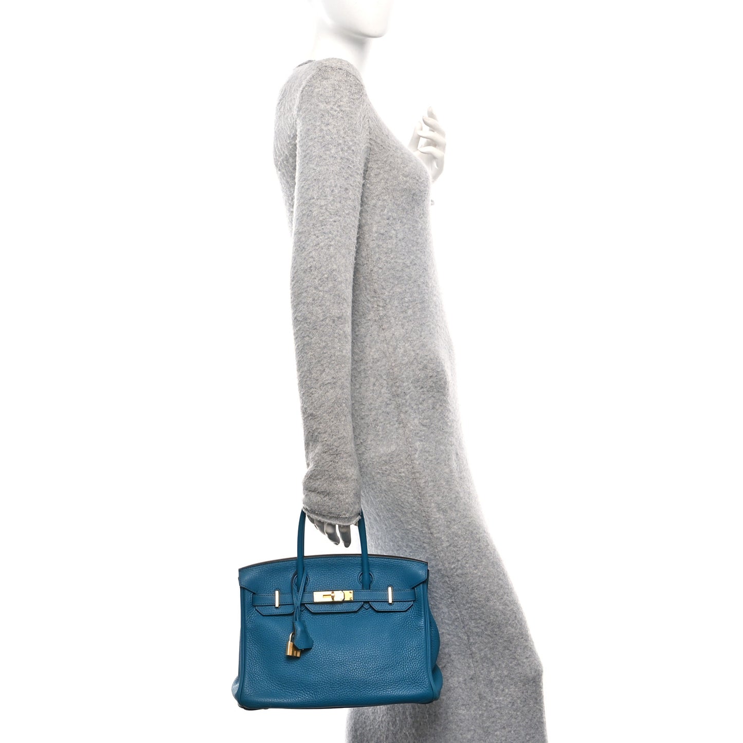 Togo Birkin 30 Bleu Izmir