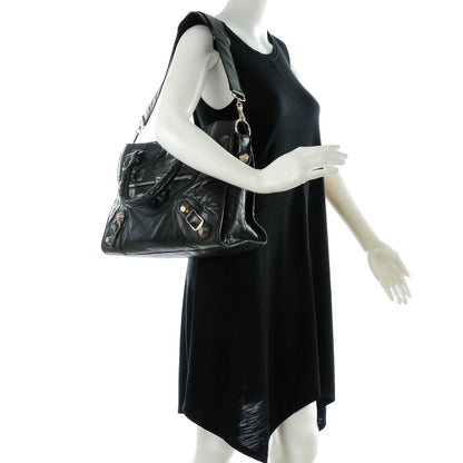 Balenciaga Agneau Giant 21 Silver Hardware City Black 2 of 17