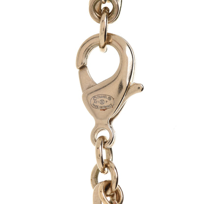 Chanel Crystal CC Multi Strand Chain Necklace Gold 5 of 6