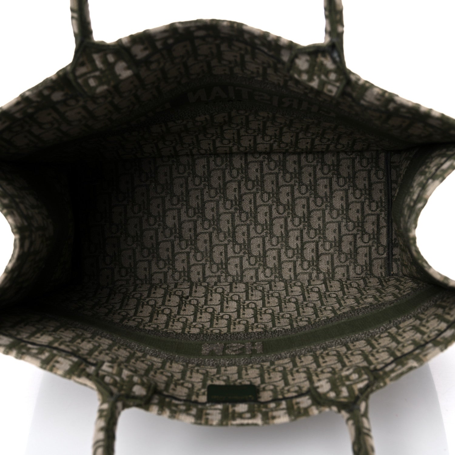 Christian Dior Oblique Large Book Tote Vert Multicolor 5 of 25