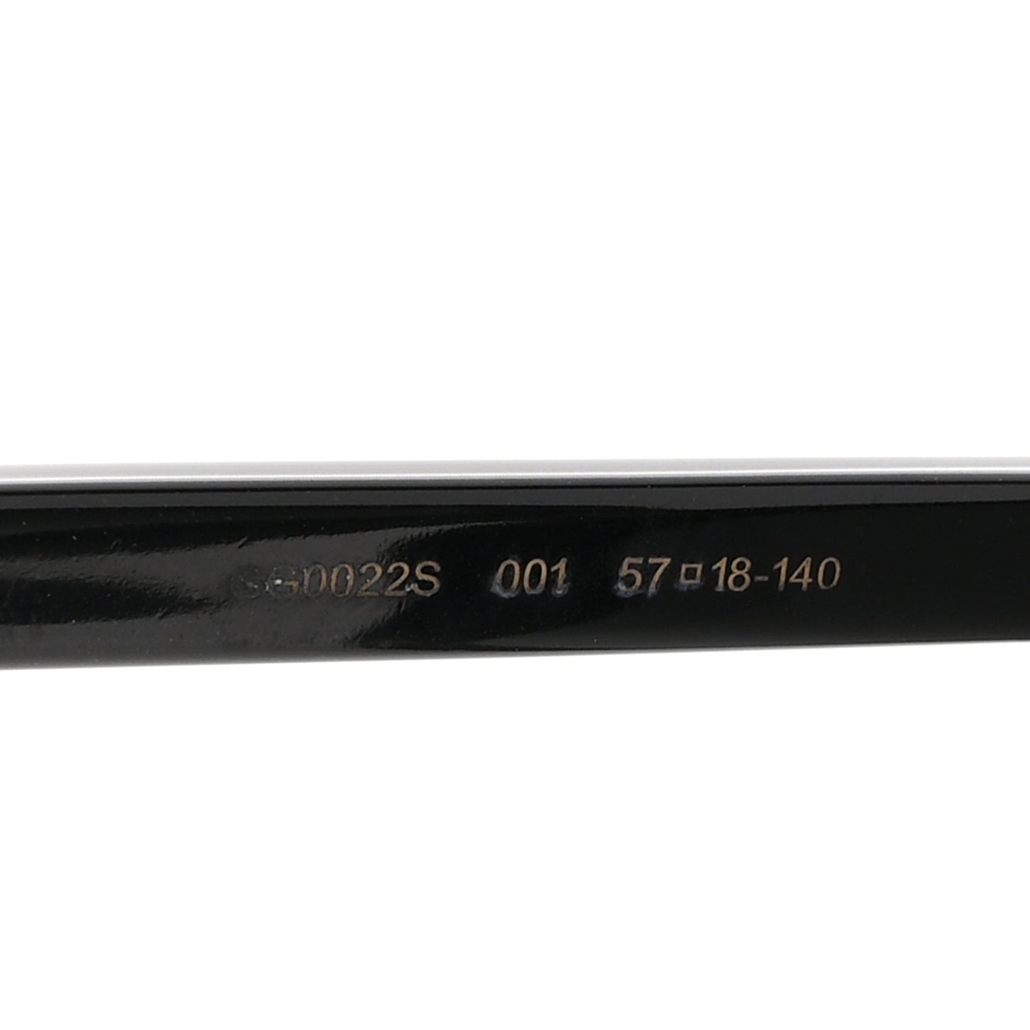 Acetate GG Sunglasses GG0022S Black